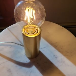 COPY - West Elm Pedestal Accent Table Lamp w/ Edison Bulb